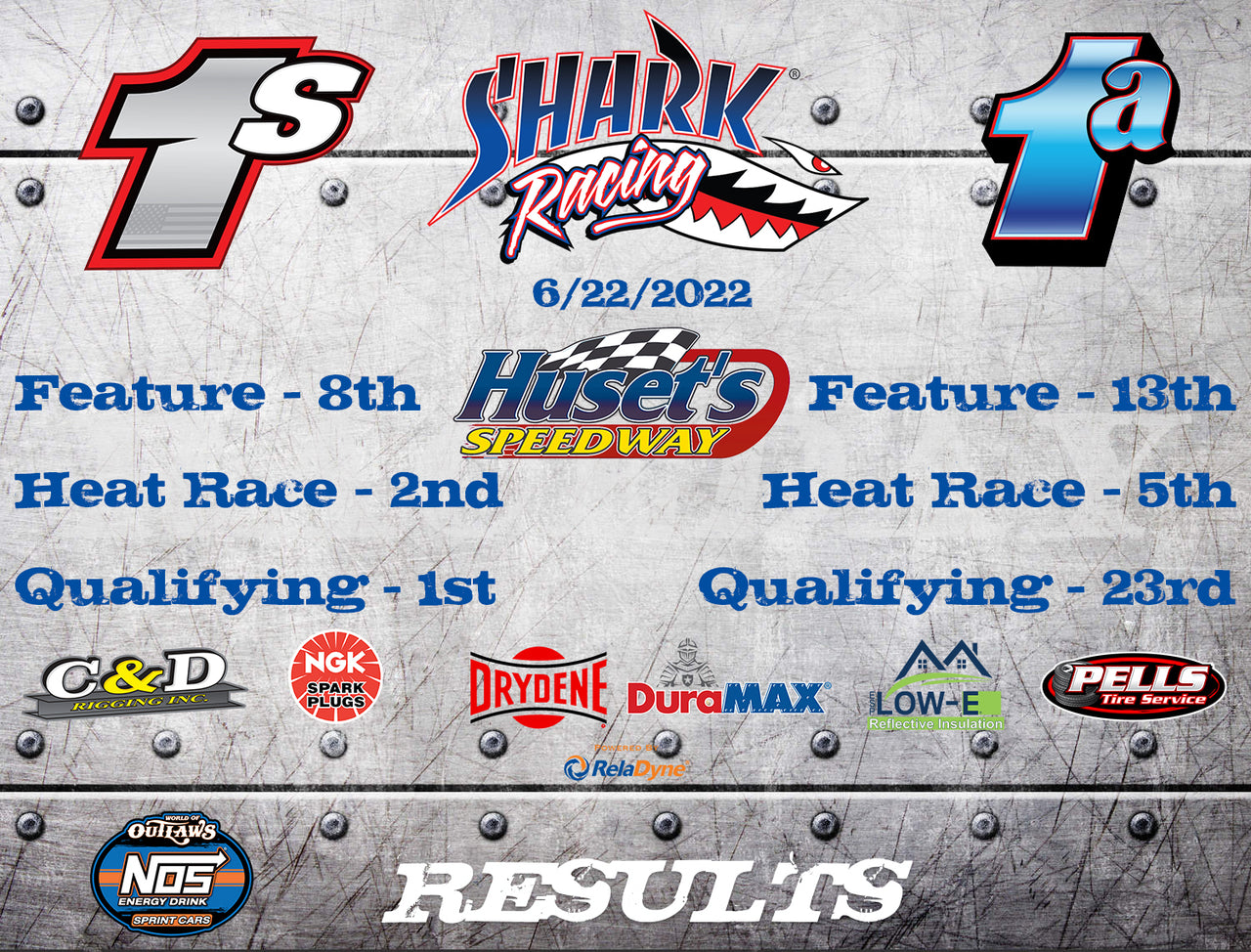 Huset's Speedway Results (Wed 6.22)