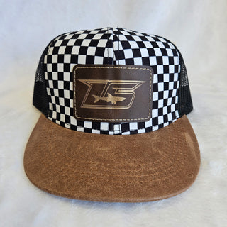 Youth Checker Hat with LS Patch