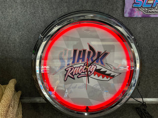 Buy red-light Shark Racing Neon Clock