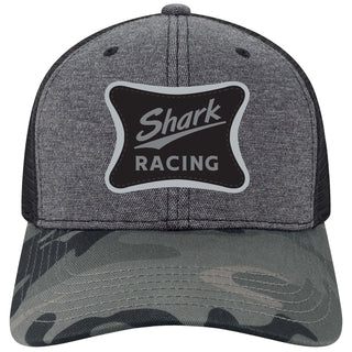 Shark Racing Grey/Black Camo Hat