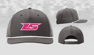 Pink Out LS Grey/White Rope Hat