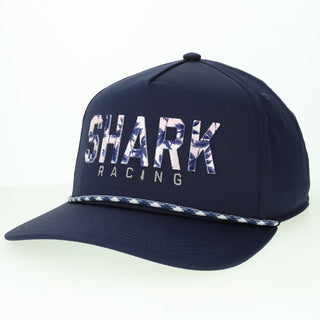 Buy navy Shark Racing Palm Rope Hat