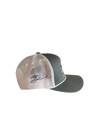 Graphite/White 1s Hat