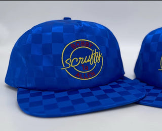 Bobby Allen Blue Checkered Retro Hat