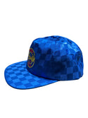 Bobby Allen Blue Checkered Retro Hat