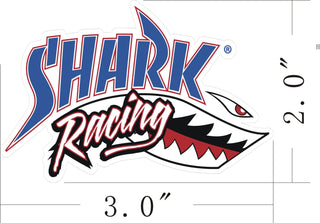 Shark Racing Iron On Patch