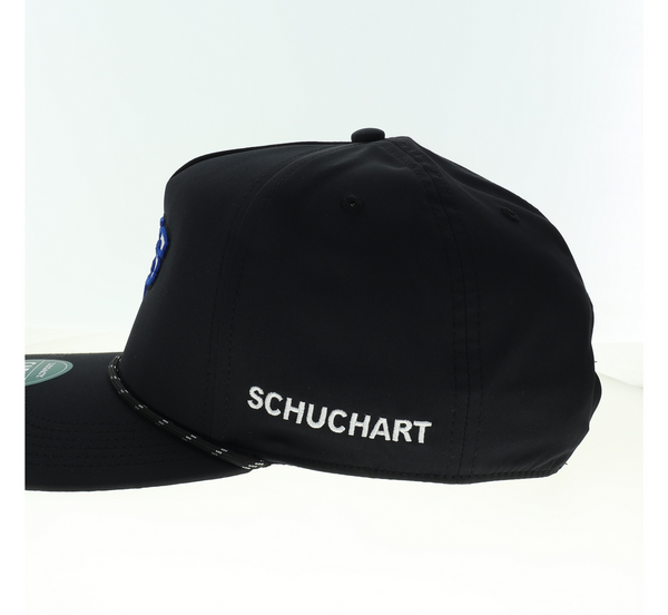 1s Black Caddy with Black/White Rope Hat