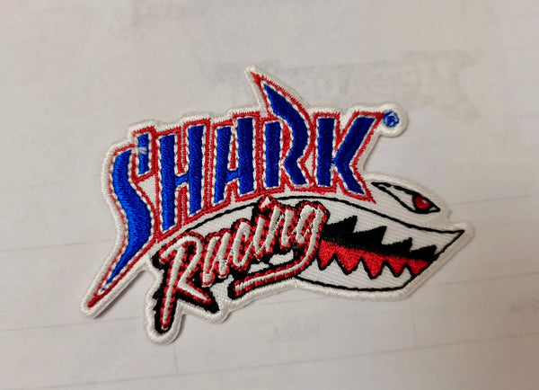 Shark Racing Iron On Patch