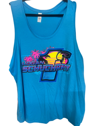 Buy blue Infested Waters Ladies Tank Top