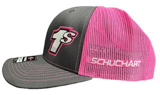 Charcoal/Pink 1s Hat