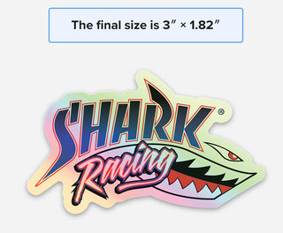 Shark Racing Metallic Decal
