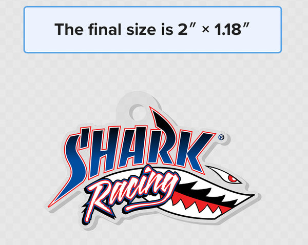 Shark Racing Key Chain