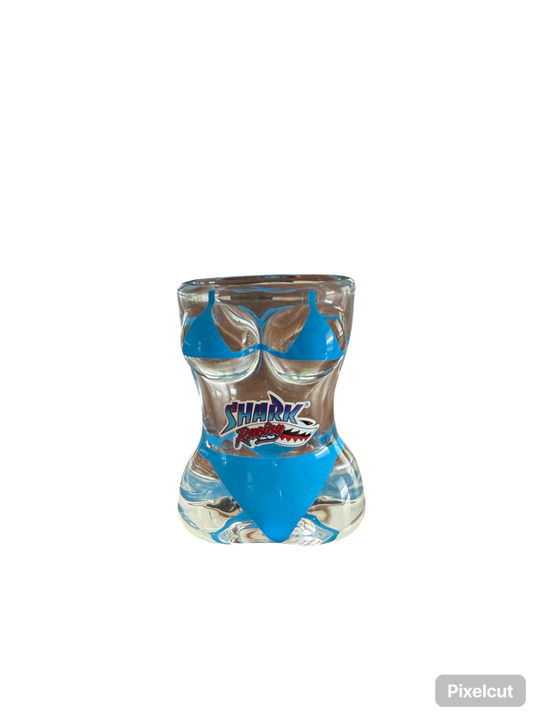 Shark Racing Bikini Shot Glass