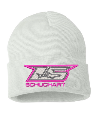 Buy vintage-white Pink Awareness Beanie