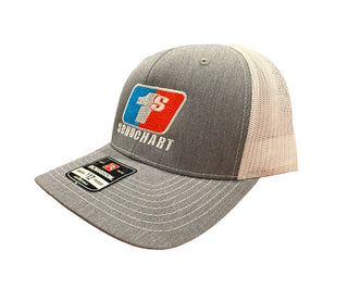 Rectangle 1s Heather Grey/White Hat