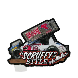 Scruffy Style Drydene Decal