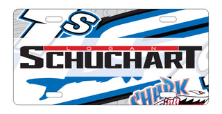 The Shark Schuchart License Plate