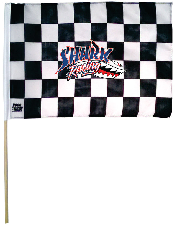 Shark Racing Fan Flag