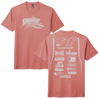Buy salmon Shark Racing Sponsor T-Shirt