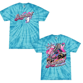 Buy turquoise-tie-dye Pink Awareness T-Shirt