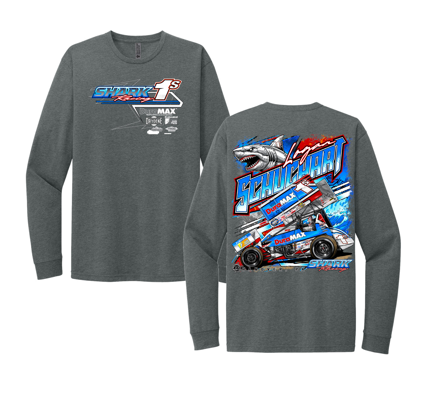 Duramax Shark Attack Long Sleeve | Shark Racing