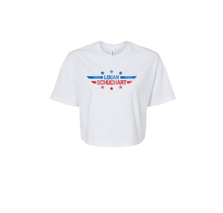 Logan Schuchart Foil Crop Tee
