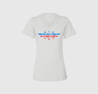 Logan Schuchart Foil V-Neck Tee