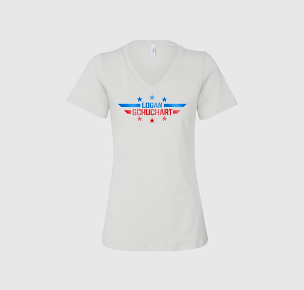 Logan Schuchart Foil V-Neck Tee