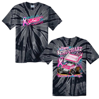 Buy black-tie-dye Pink Out Chomping for a Cure T-Shirt