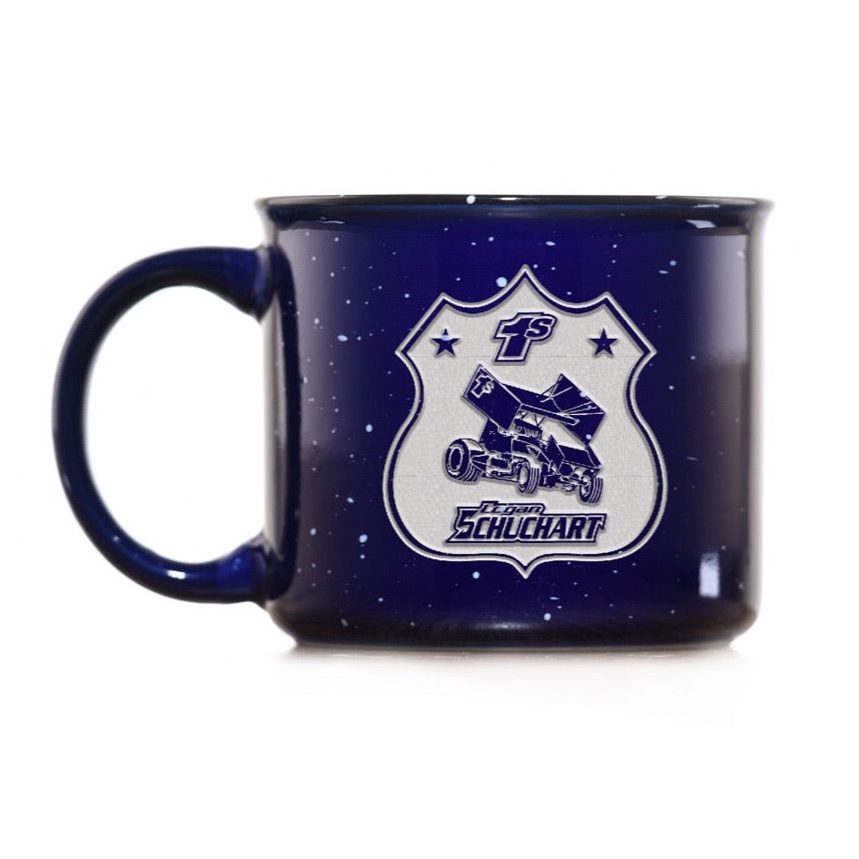 Blue Campfire Coffee Mug 🔥 🏁 | Shark Racing