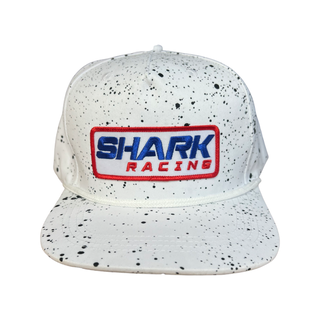 Shark Racing White Patch Hat